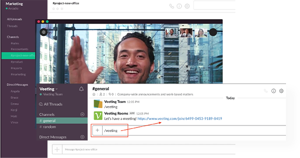 Slack Integration Screenshot